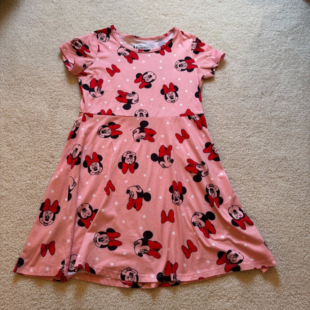 Disney Minnie Mouse Girl's Dress - Size 7/8